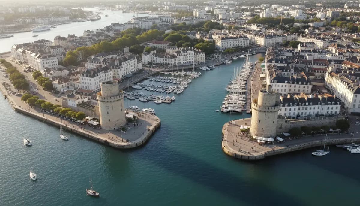 Vue de La Rochelle - zone d'intervention Virginie Assistance Numérique